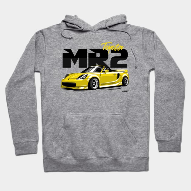 YELLOW MK2 ROADSTER Hoodie by shketdesign